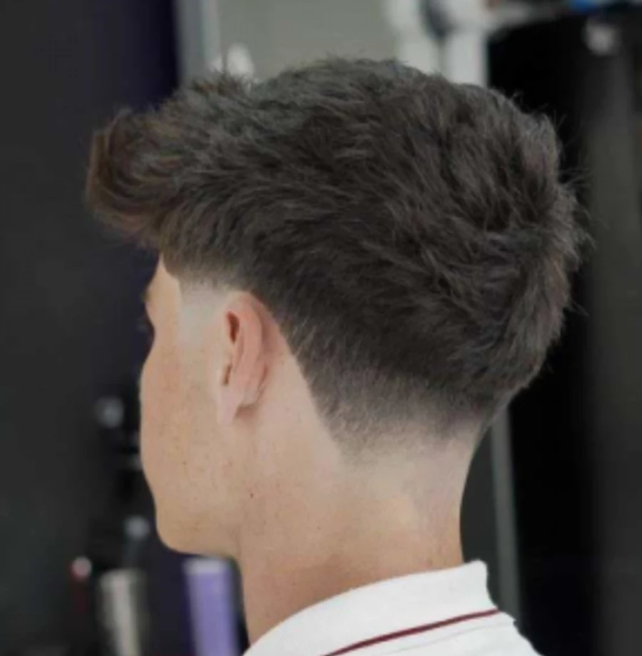 Coupe homme dégradée réalisée au Salon de Sabrina