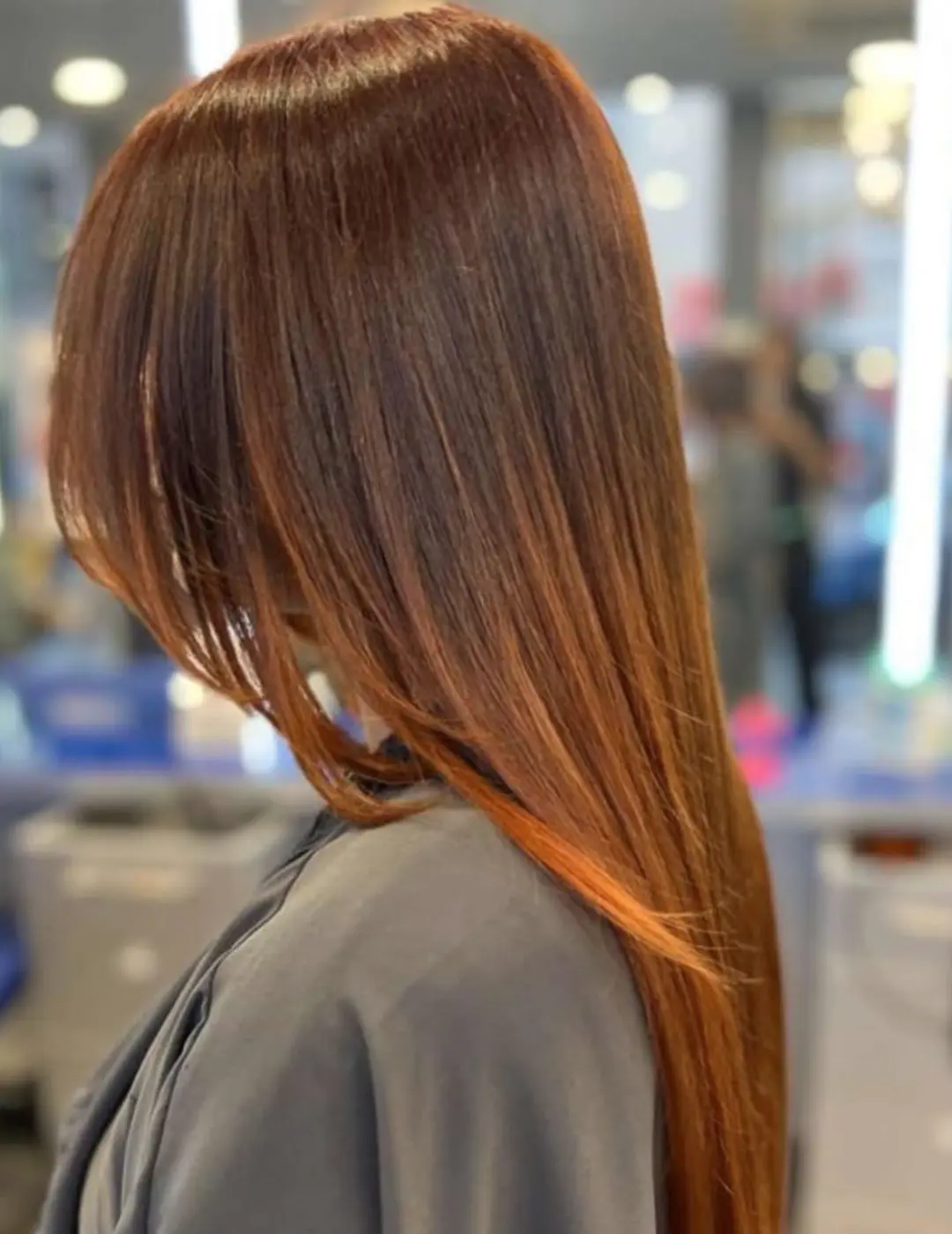 Carré cuivré réalisé au salon
